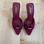 Liliana  Slip On Mule Sandals Jocelyn Size US6 Red Photo 3