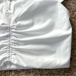 Altar'd State Altar’d State Revival White Ruched Crop Top Tank Size Medium Photo 3