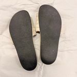 Isabel Marant  Hellea Slide Sandals White Quilted Leather & Beige Suede Size 37 Photo 4