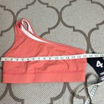 FourLaps Solo Sports Bra New With Tags Blush Coral One Shoulder Pink Size M Photo 5
