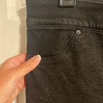 Spanx Black Distressed Pull on Jeans Size Large Photo 4