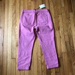 Cosmic Blue Love NWT Flamingo Pink Cropped Jeans Size 29P Photo 9