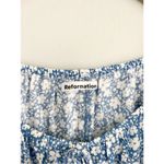 Reformation | Azzuro Blue Floral Crop Top | Sz 2 Photo 9