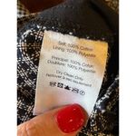 Veronica Beard Pants Women 6 Black White Plaid Cotton High Rise Cropped Trousers Photo 10