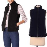 J.Crew mercantile black fleece vest size XXS Photo 1