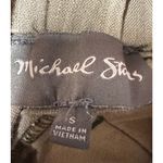 Michael Stars  100% Linen Jogger Pants Sz S Olive Green Coastal Pull On Lagenlook Photo 3