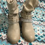 Sparkle Cowboy Boots Tan Size 9 Photo 5