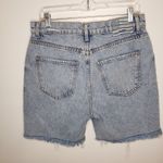 Revice Denim  Distressed Raw Hem High Rise Denim Shorts Size 30 Photo 2