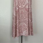 Soma Intimates Pink Paisley Sleeveless Sleepwear Dress, Sz Large Photo 1