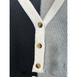 Almost Famous Women Medium ColorBlock Crop Light Academia Electric Grandpa Prep Photo 3