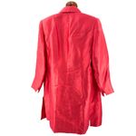 Le Suit  woman coral 14w long open blazer overcoat business casual wedding Photo 3