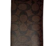 Coach Boxed Signature Zip Around Wallet Khaki Mahogany Brown NIB Photo 4