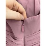 Azazie  Veronica Dress Womens A16 Bridesmaid Cocktail Mauve Long Chiffon Slit Photo 5
