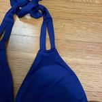 Navy halter top bikini. Size M. Size M Photo 1