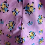 ZARA Satin Floral Midi Dress Size Large Photo 12