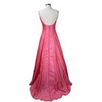 ABS Allen Schwartz NEW Vintage ‘00 ABS Evening Princess Cut Pink Sheer Organza Prom Ball Gown Photo 3
