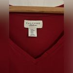 Calypso St. Barth  size 3X red t shirt. 
Pre owned excellent condition. 
V neck. Photo 2