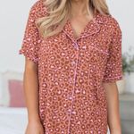 Pink Lily Pj Set Photo 0