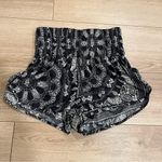 FP Movement Free People Black White Way Home Bandana Print Shorts Size S Photo 1
