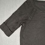 WHBM Womens M Black Half Sleeve Round Neck Thin Lightweight Sweater Pullover Size M Photo 6