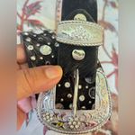 BHW Western Cowgirl Bling Belt Black Size L Photo 5