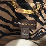 Dana Buchman  Black and Tan Zebra Trench Coat Photo 1
