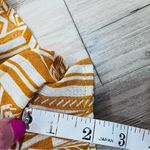 Kori  Tribal Print Short sleeve Romper, Aztec Print size small yellow Photo 6