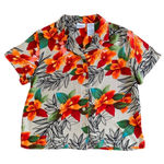 White Stag  Tropical Shirt Hawaiian‎ Floral Print Photo 0