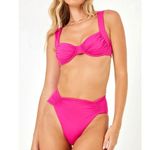 l*space Underwire Ruched Cup Thick Strap 3 point Hook L* Stella Top Bougainvillea M Photo 11
