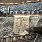 Gap Vintage Y2k  Jeans Women 8R Blue Flare Medium Wash Cotton Distressed Photo 5