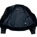 Vintage Wilsons Jacket Womens Sm Black Leather Crop Festival Y2K Western Cowgirl Photo 5