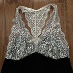 Adore Me Chesney Tank white and black lace top Photo 3