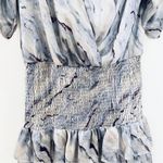 Amanda Uprichard  deep V-neck ruffle mini dress Photo 5