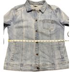 J.Jill Denim Jacket Women’s Size Medium M • Classic Blue Jean Jacket • Excellent Photo 4