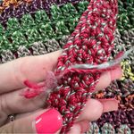 The Sak  Woven Knit Crossbody Bag Purse Hobo Colorful Crochet Photo 4