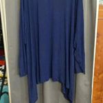 ROMANS WO SIZE 5X(38/40) NAVY TUNIC TOP WITH CROCHET ACCENT ON FRONT SOFT Blue Photo 11