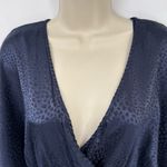 Baltic Born  Savannah Kimono Sleeve Maxi Dress Womens Medium Blue Leopard Print Photo 5