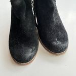Dolce Vita Suede Double Zip Stacked Heel Ankle‎ Booties Black Size 8.5 Photo 5