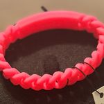 Marc by Marc Jacobs  Neon Pink Braided Bracelet Photo 4