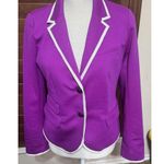 Gap  Academy Blazer Jacket womens sz 4 Fuschia Pink Preppy Academia Photo 1