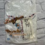 Vintage 60s Lady Serena Nightgown House Dress White Blue Floral Embroidery New Size M Photo 4