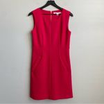 Diane Von Furstenberg Diane Von Furstenburg Capreena Mini Dress in Red Size 8 Photo 2