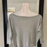 Obey  Gray Cropped Lightweight Sweater Photo 1