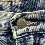 Vintage Gitano Express Acid Wash Jeans Ankle Zip Bows Size 7/8 Juniors Tapered Blue Photo 3