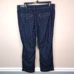 Eddie Bauer NWT Women’s Specially Dyed Straight Leg Ankle Cropped Denim Jeans Photo 3
