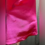 Zaful Hot Pink Cowl Neck Satin Mini Dress Medium Photo 7
