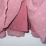 Illa Illa Purple Swiss Dot Ruffle Mini Dress Size Large Photo 4