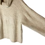 Esqualo Turtleneck Sweater Oatmeal Knit Large Tan Photo 2