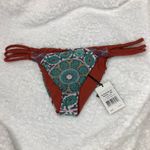 Sea Gypsies New  Green Patterned Bikini Bottoms size L Photo 2