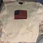Ralph Lauren  Cream Knit flag Sweater Photo 0